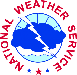 Image is the National Weather Service decal. 