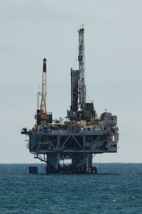 Image is an offshore drilling rig.