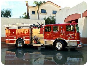 Image is a Culver City Fire Department fire truck.