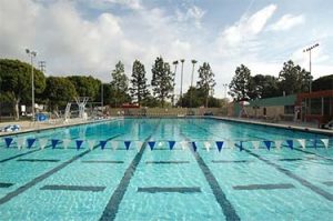 Image is a picture of The Plunge Culver City Municipal Pool.